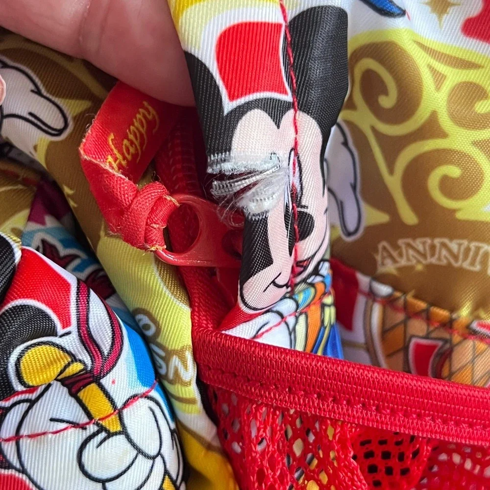 Disney Hong Kong Disneyland 10th‎ Anniversary Mickey Mouse Backpack Bookbag